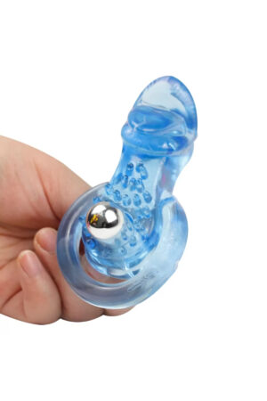LICK Titreşimli Klitoris Uyarıcı Silikon Testis ve Penis Halkası