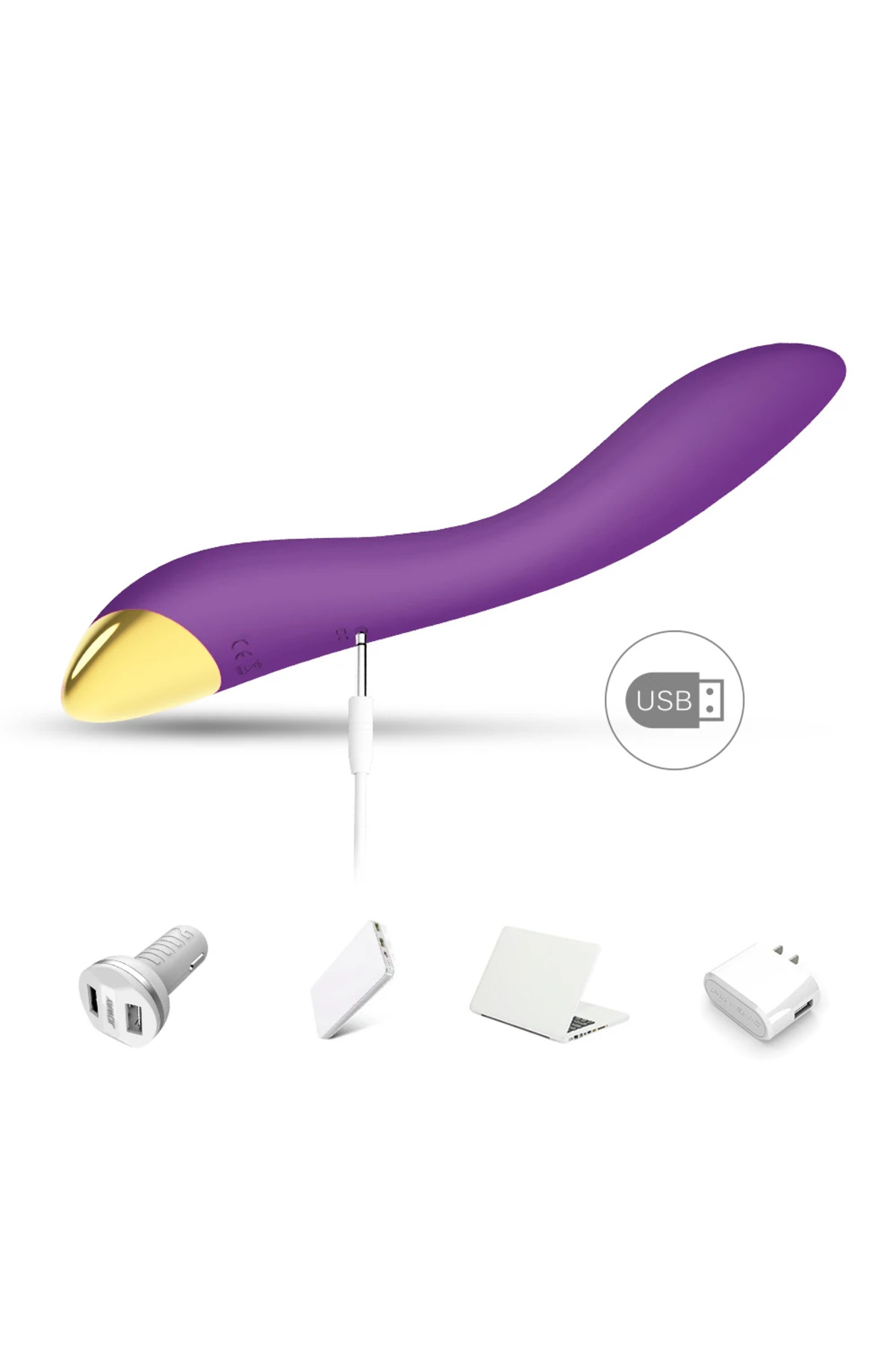 PRIME TOYS Flamingo Şarjlı Esnek G Spot Uyarıcı Çok Açılı Vibratör - Mor - Görsel 7