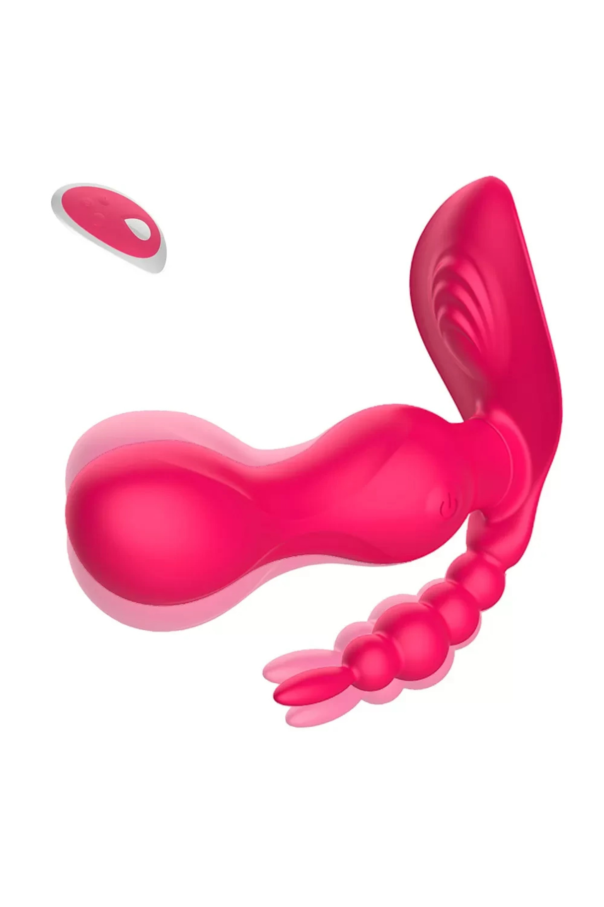 JAIN Kablosuz Kumandalı G-Spot Anal ve Klitoris Uyarıcı Külot İçi Giyilebilir 3 in 1 Vibratör - Görsel 5