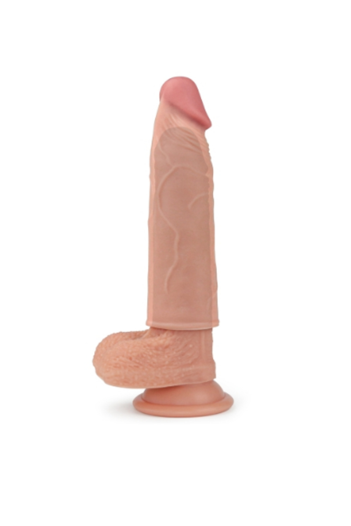 Pleasure Extender 3 CM Dolgulu Realistik Penis Kılıfı Prezervatif - Görsel 2