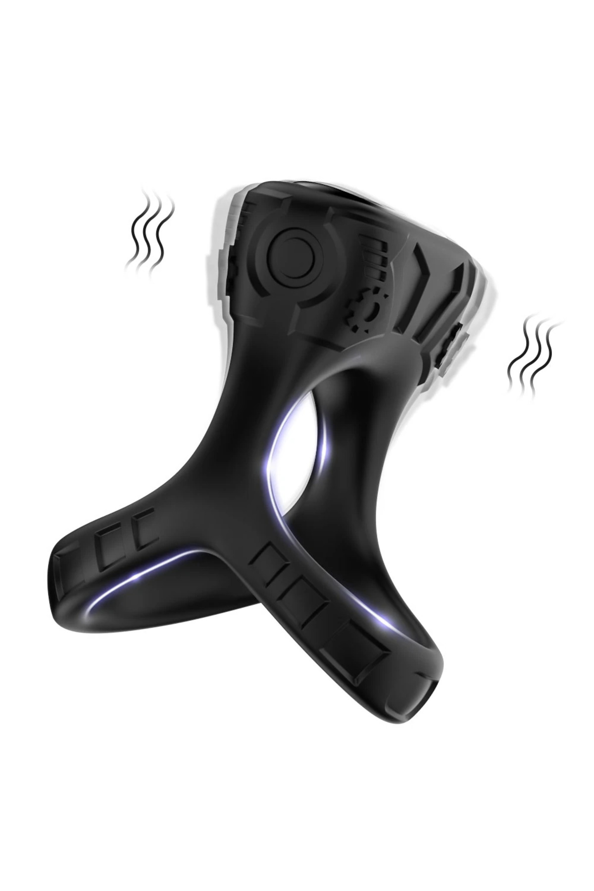PRIME TOYS Rise Şarjlı Güçlü Titreşimli Su Geçirmez Klitoris Uyarıcı Testis ve Penis Yüzüğü