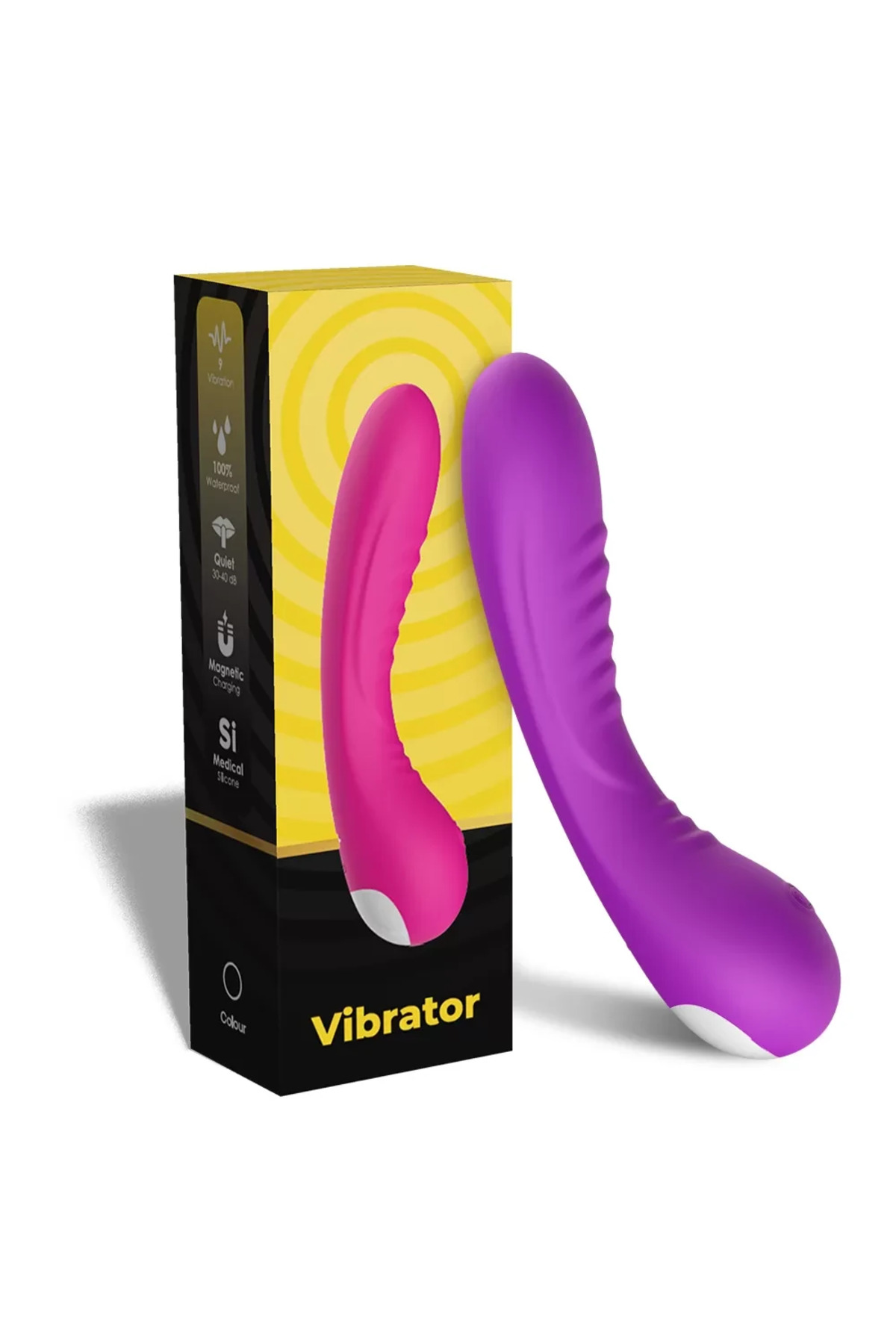 PRIME TOYS Brutal Manyetik Şarjlı G Nokta Uyarıcı Su Geçirmez Vibratör - Mor - Görsel 2