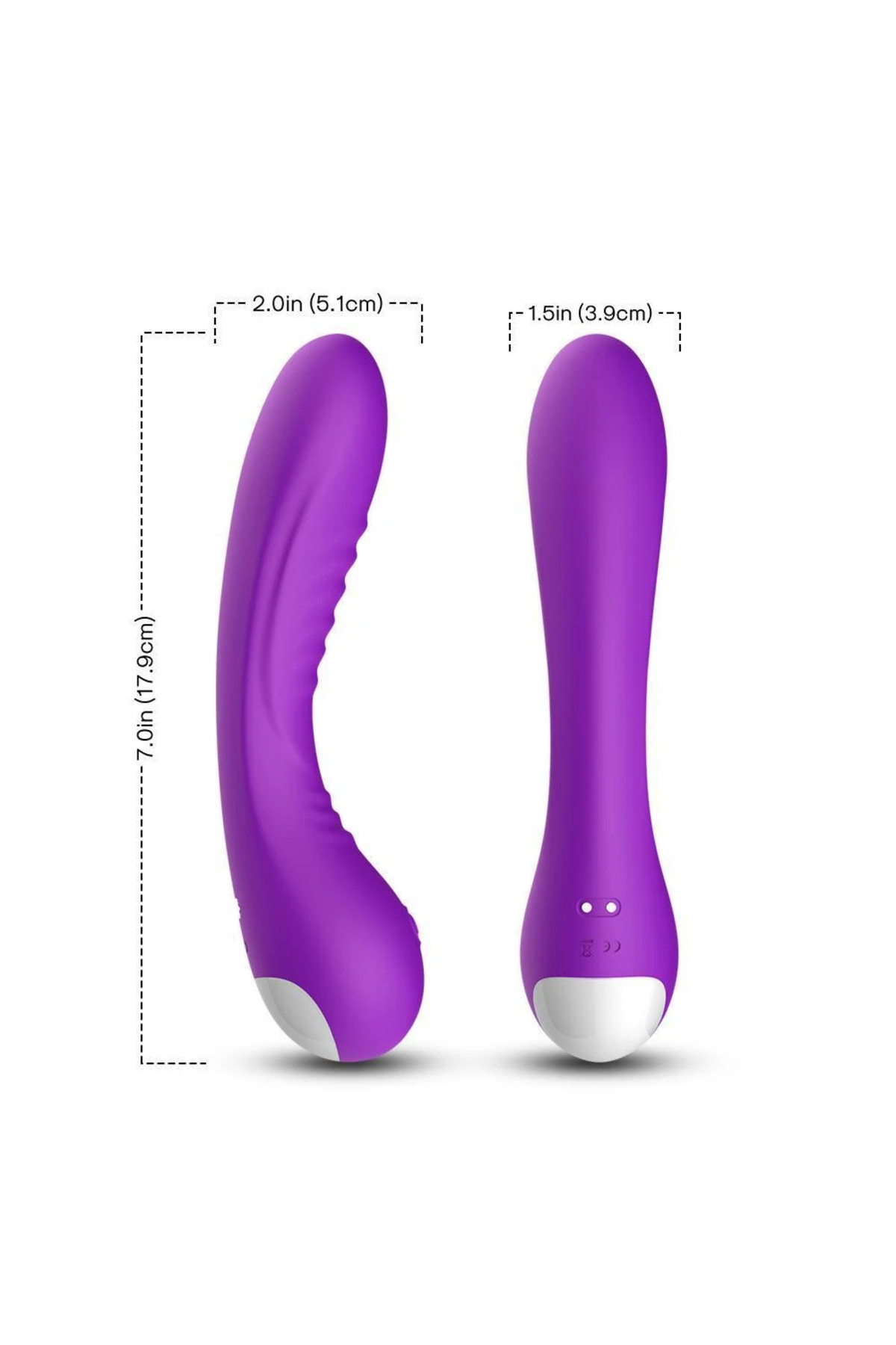 PRIME TOYS Brutal Manyetik Şarjlı G Nokta Uyarıcı Su Geçirmez Vibratör - Mor - Görsel 8
