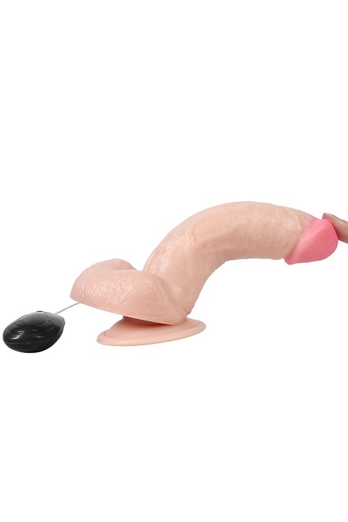 Wolf King Dildo 17 CM Titreşimli Realistik Vibratör Penis - Görsel 2