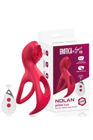 PRIME TOYS Nolan Şarjlı Uzaktan Kumandalı Klitoris Uyarıcı Vibratör Testis ve Penis Halkası
