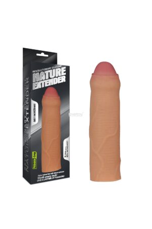 LOVETOY NATURE 2.5 cm Dolgulu Sünnetsiz Penis Kılıfı