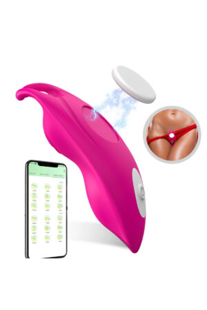 PRIME TOYS Ava Telefon Kontrollü Manyetik Klipsli Sessiz Giyilebilir Klitoris Uyarıcı Mini Vibratör