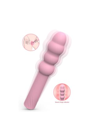 S-Hande East Pear Şarjlı 9 Modlu Gourd Shape Vibratör Pembe