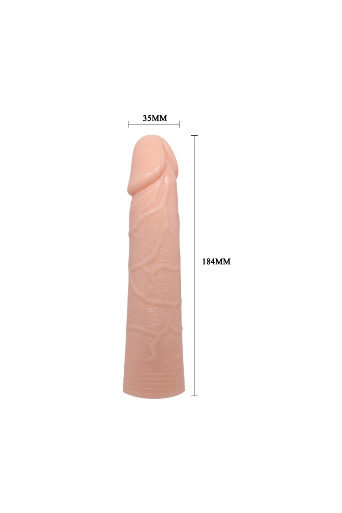 Big 6CM Dolgulu Realistik Penis Kılıfı Uzatmalı Prezervatif Dildo - Görsel 4
