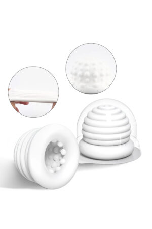 Jelly 4 Çok Kullanımlı Prezervatif Tırtıklı Silikon Penis Başı Kılıfı