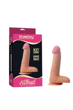Lovetoy Real Extreme Yeni Nesil Realistik Penis Doğal Dildo 20 Cm