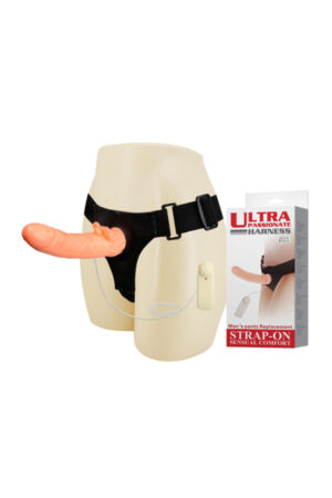 Harnes 20CM Titreşimli Belden Bağlamalı Penis Realistik Protez