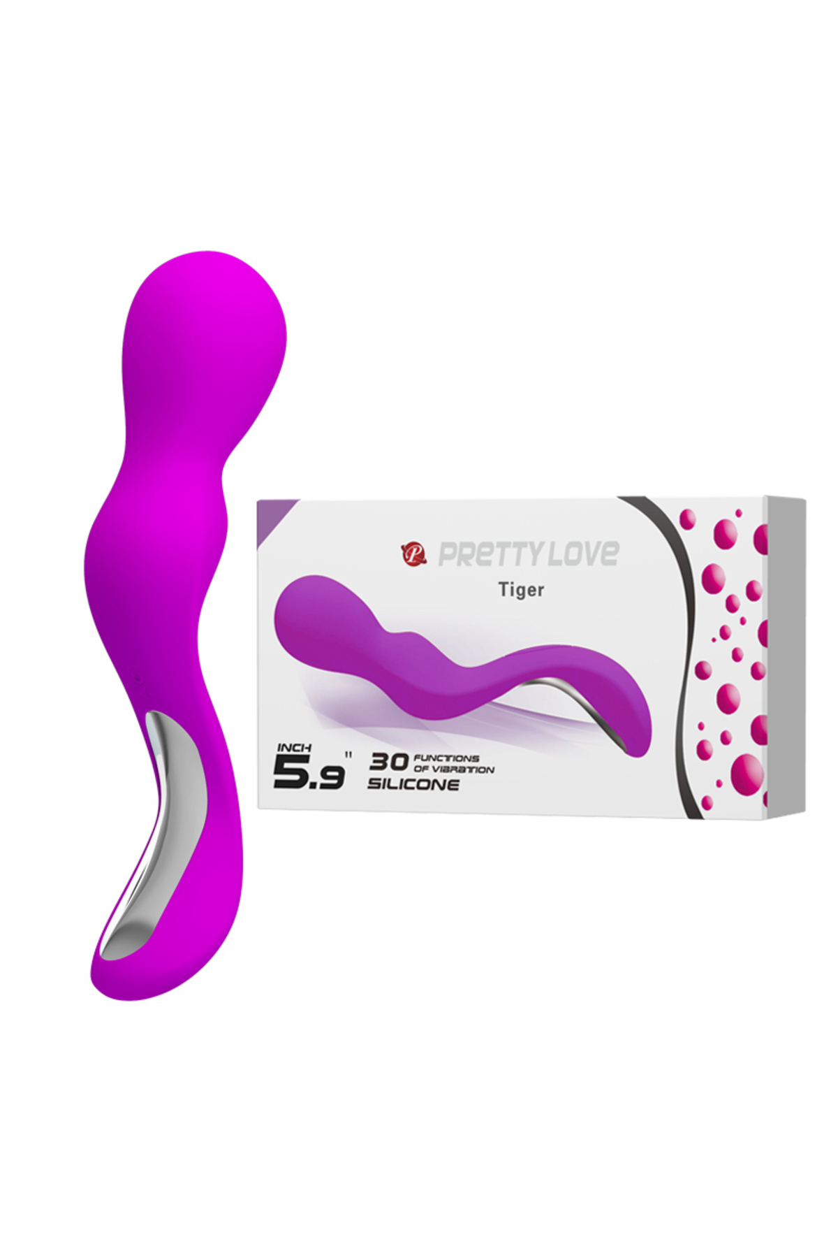Tiger 17 CM 30 Titreşimli USB Şarjlı Teknolojik Vibratör Penis