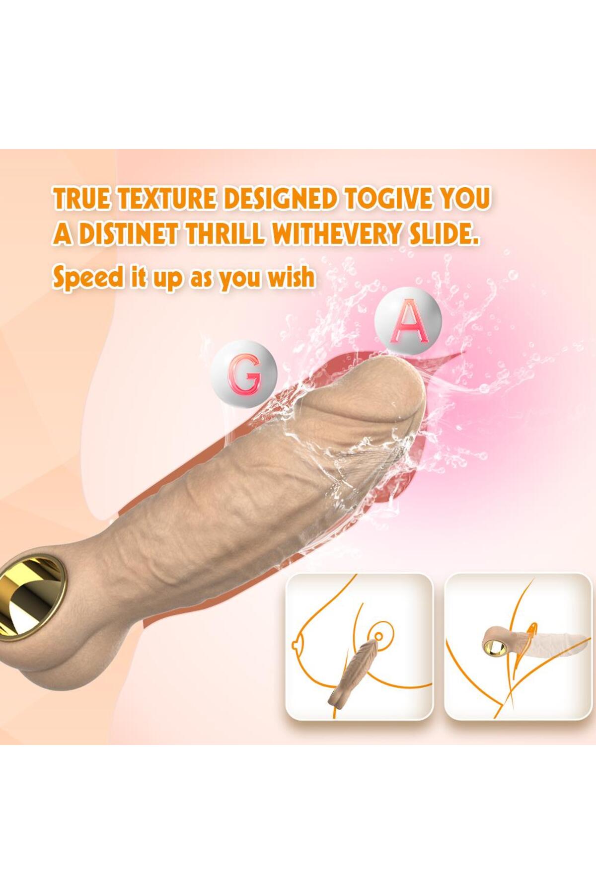 Chisa Cutie Realistic Titreşimli Mini Realistik Dildo - Görsel 2