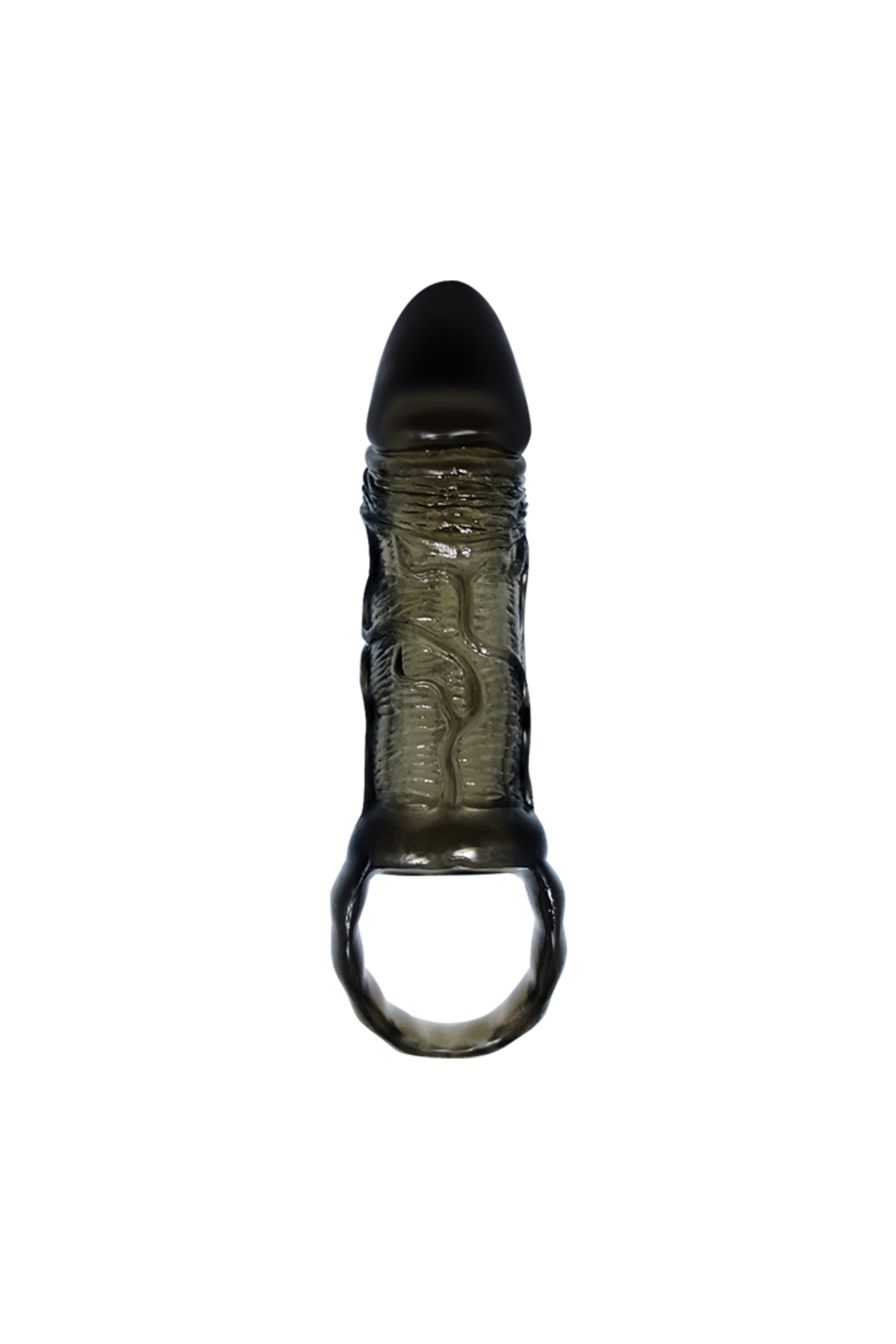 Breyden 16 CM Siyah Uzatmalı Silikon Penis Kılıfı Dildo - Görsel 5