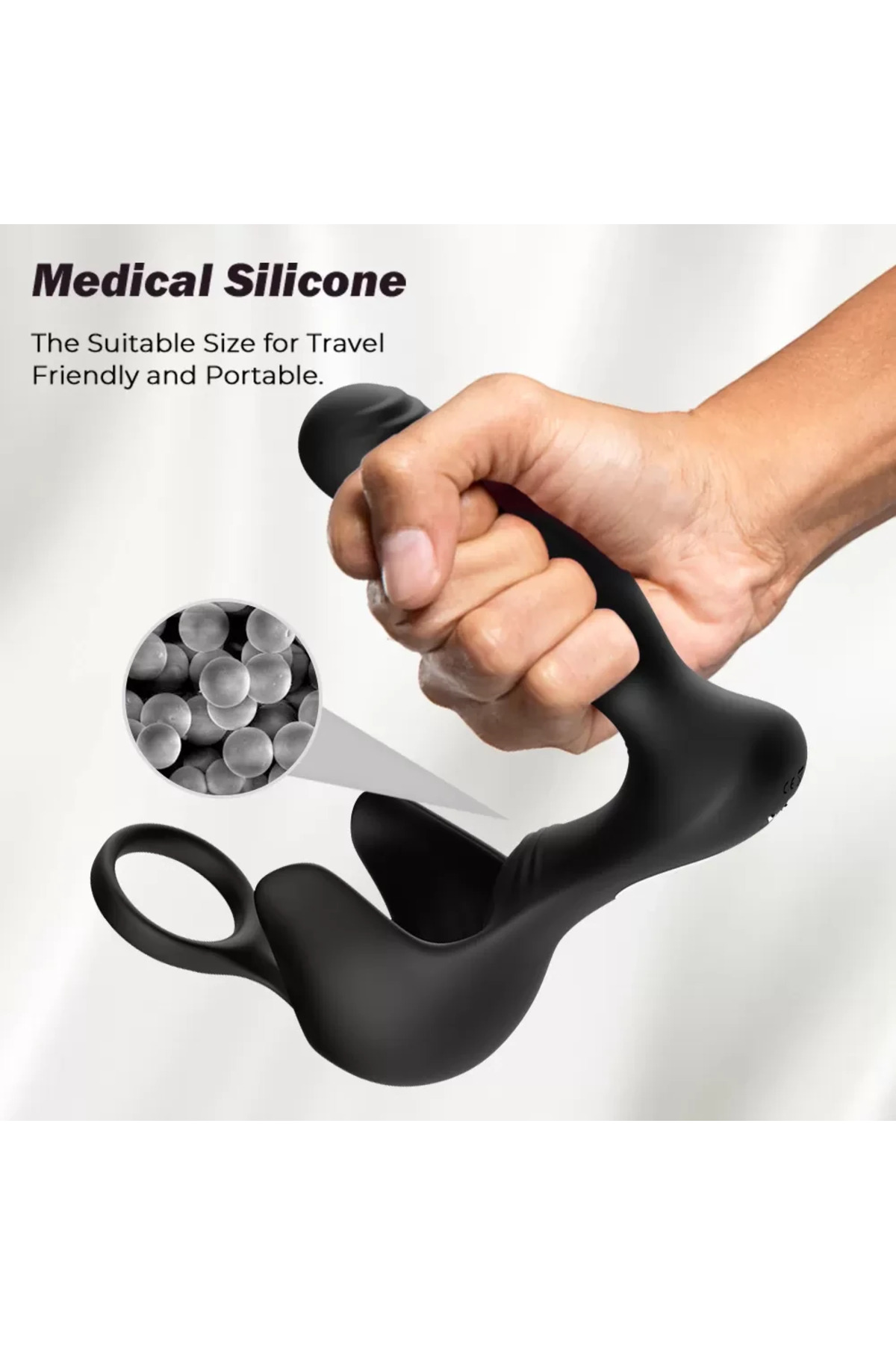 PRIME TOYS Gale Max 360° Rotasyonlu Perine ve Testis Uyarıcı Halkalı Masaj Vibratör - Görsel 5