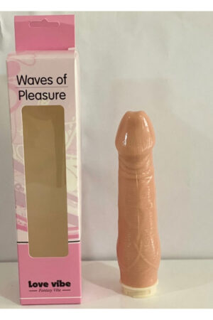 Waves Titreşimli 19 CM Süper Realistik Ten Rengi Vibratör