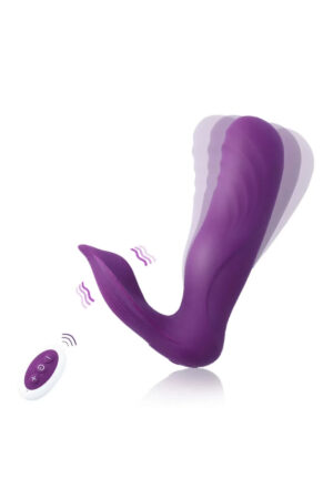 FEBIA Kablosuz Kumandalı G-Spot ve Klitoris Uyarıcı Külot İçi Giyilebilir 2 in 1 Vibratör