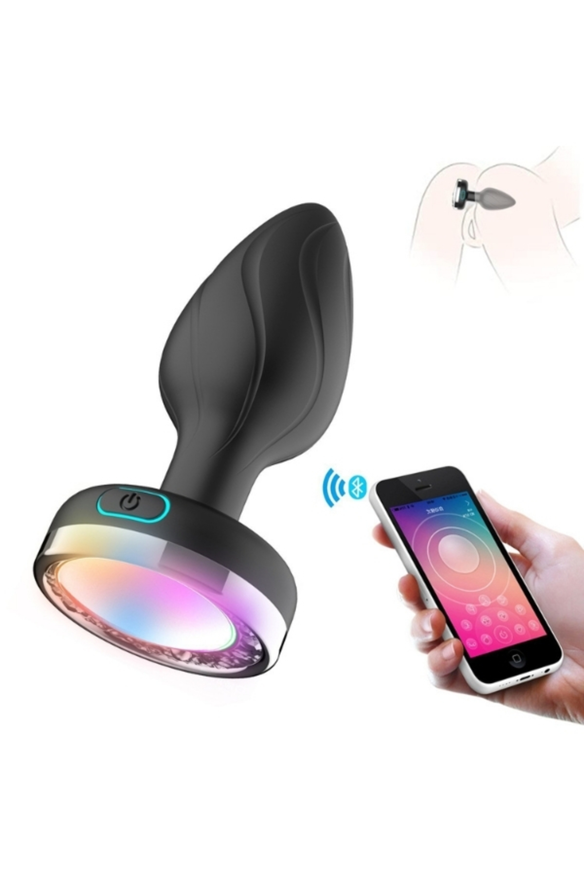 Ycxydr Telefon Kontrollü Titreşimli Anal plug