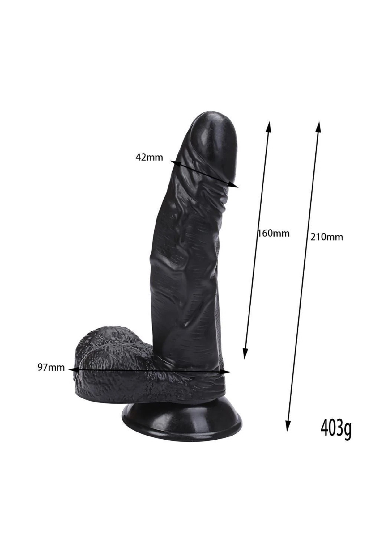 RYAN Dildo Gerçekçi Et Dokusunda Realistik Penis 21 CM - Görsel 6