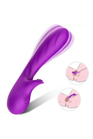 PRIME TOYS Brutal Max Klitoris ve G Nokta Uyarıcı Su Geçirmez Vibratör - Mor