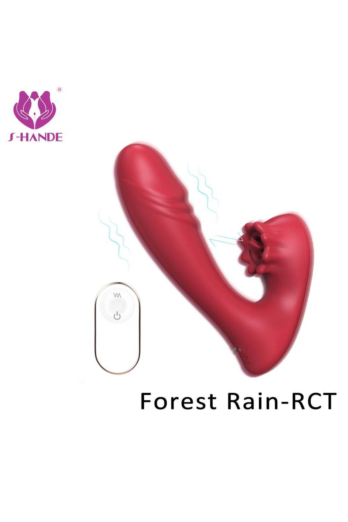 S-Hande Forest Rain-RCT Kırmızı Vibratör