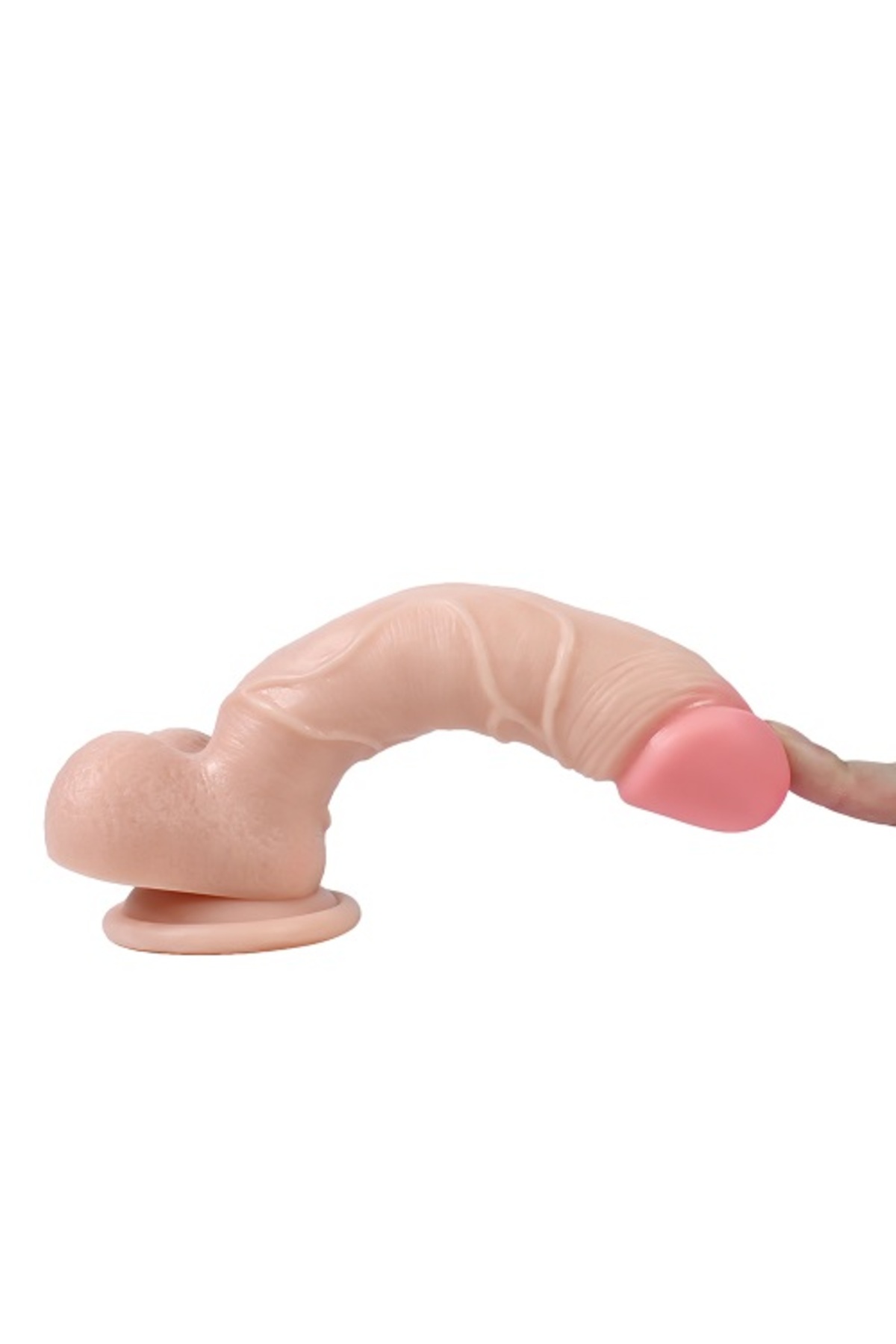Davids 20 CM Vantuzlu Gerçekçi Süper Realistik Dildo Penis - Görsel 3