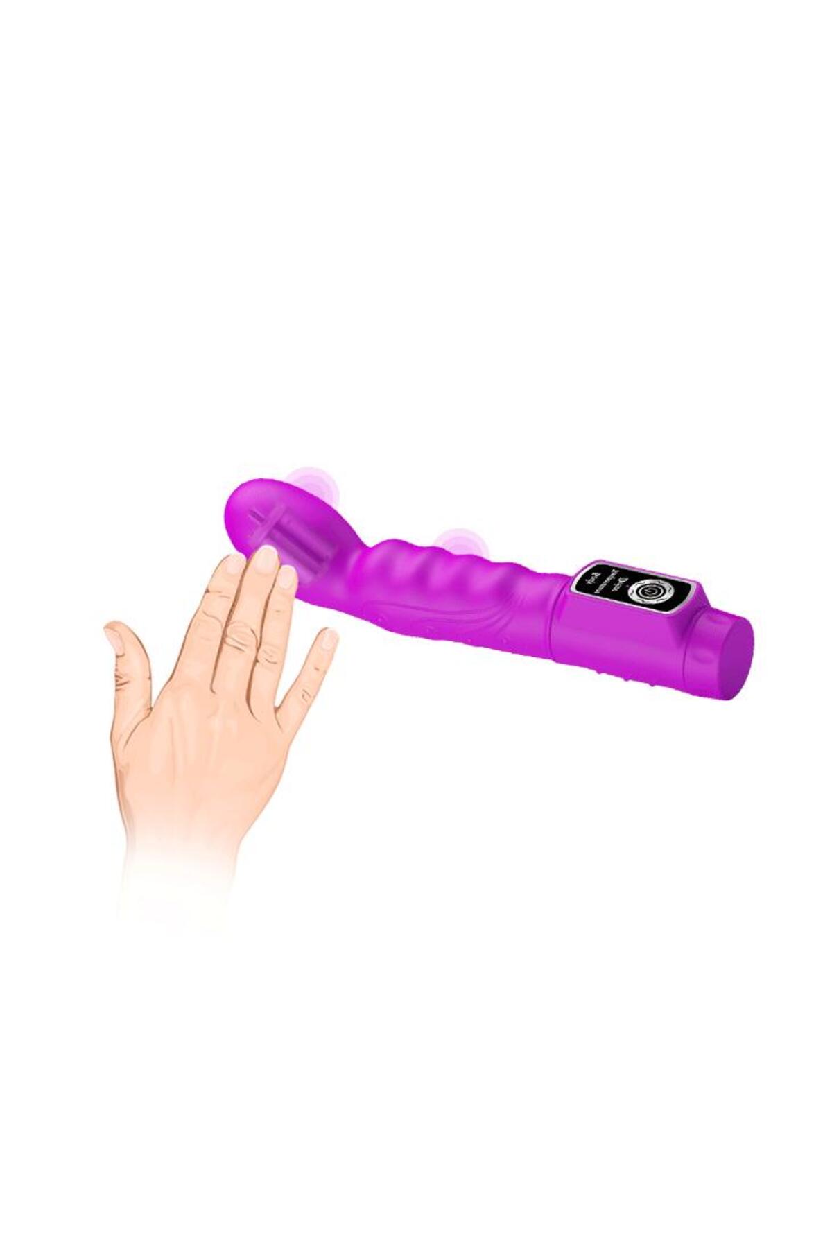 Touch 23CM Çift Titreşimli Teknolojik Vibratör G-Spot Mastürbatör - Görsel 4