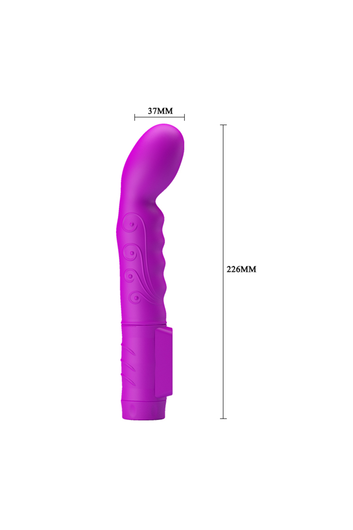 Touch 23CM Çift Titreşimli Teknolojik Vibratör G-Spot Mastürbatör - Görsel 5