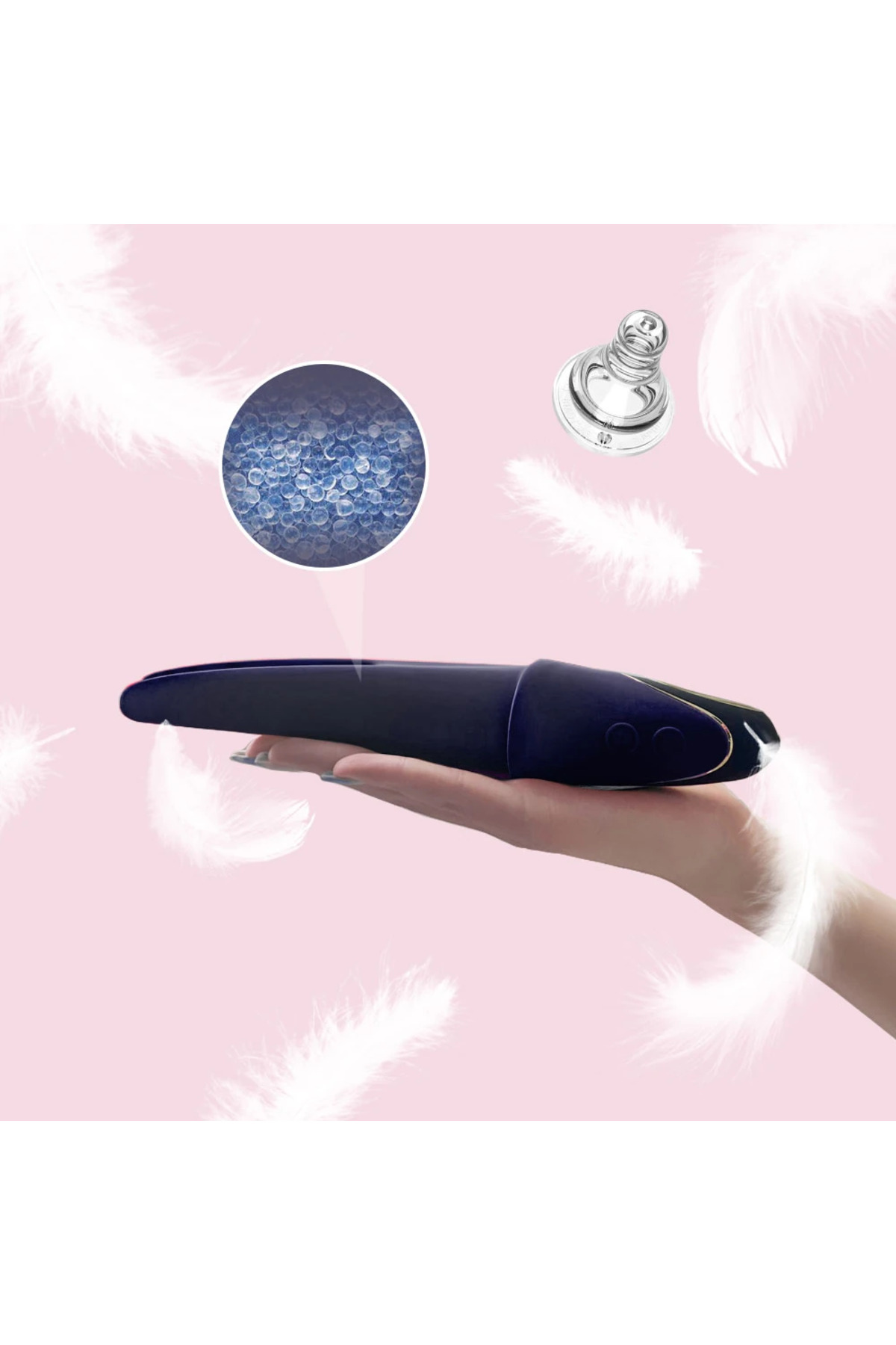 PRIME TOYS Shadow Şarjlı G Nokta ve Klitoris Uyarıcı Yeni Nesil Masaj Vibratör - Mor - Görsel 7