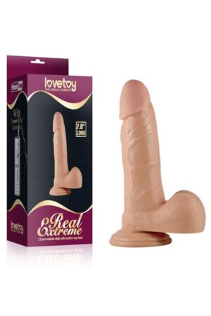 Lovetoy Real Extreme Testisli Kalın Realistik Penis Dildo 20 CM