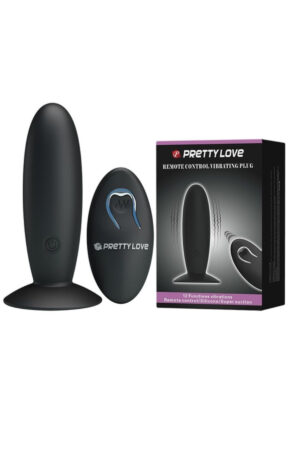 G-Spot Mastürbatör Uzaktan Kumandalı Anal Plug 12 Titreşimli