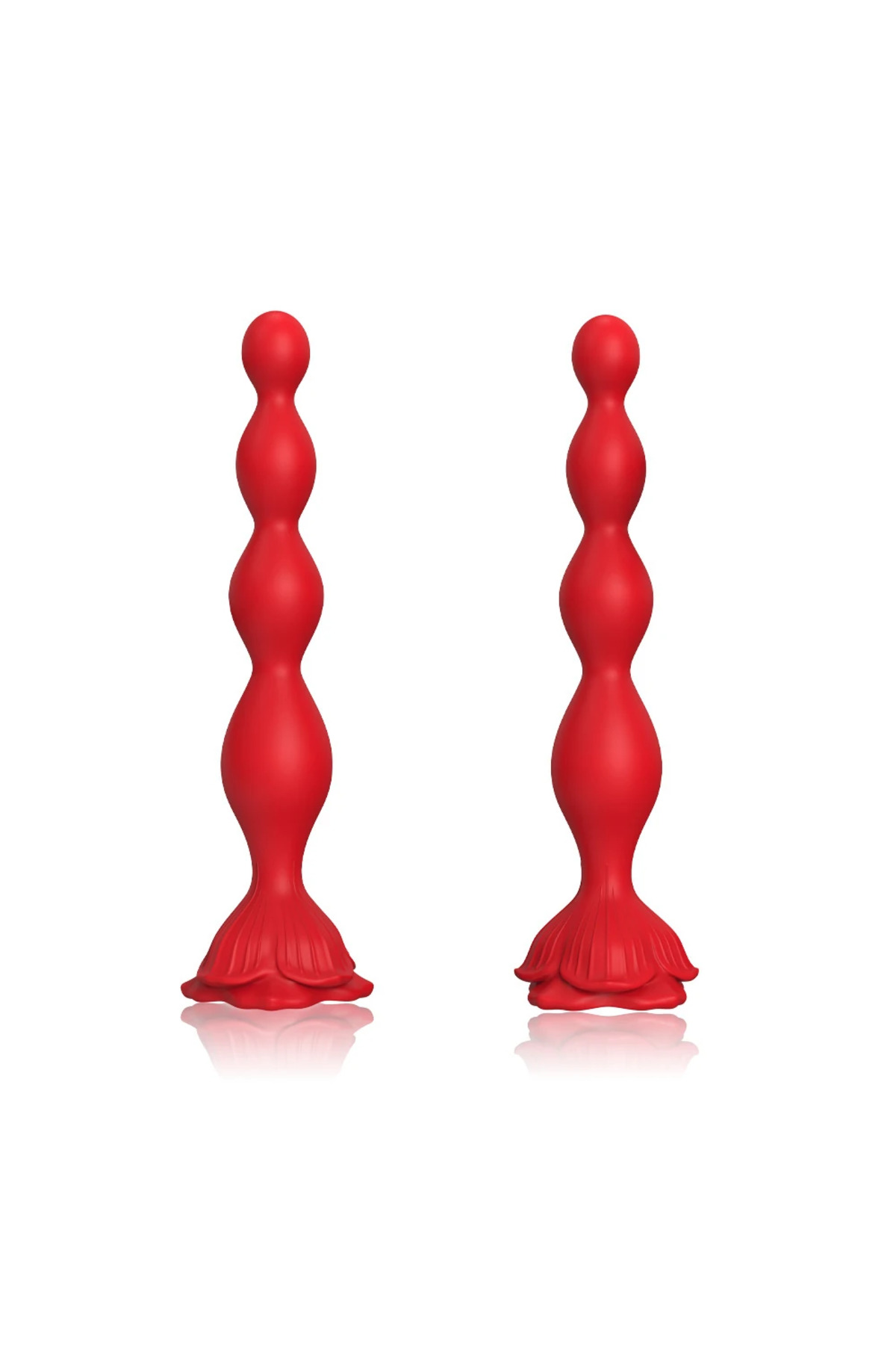 PRIME TOYS Rose Şarjlı Bükülebilir Güçlü Titreşimli Boğumlu G Nokta Uyarıcı ve Anal Vibratör - Görsel 8
