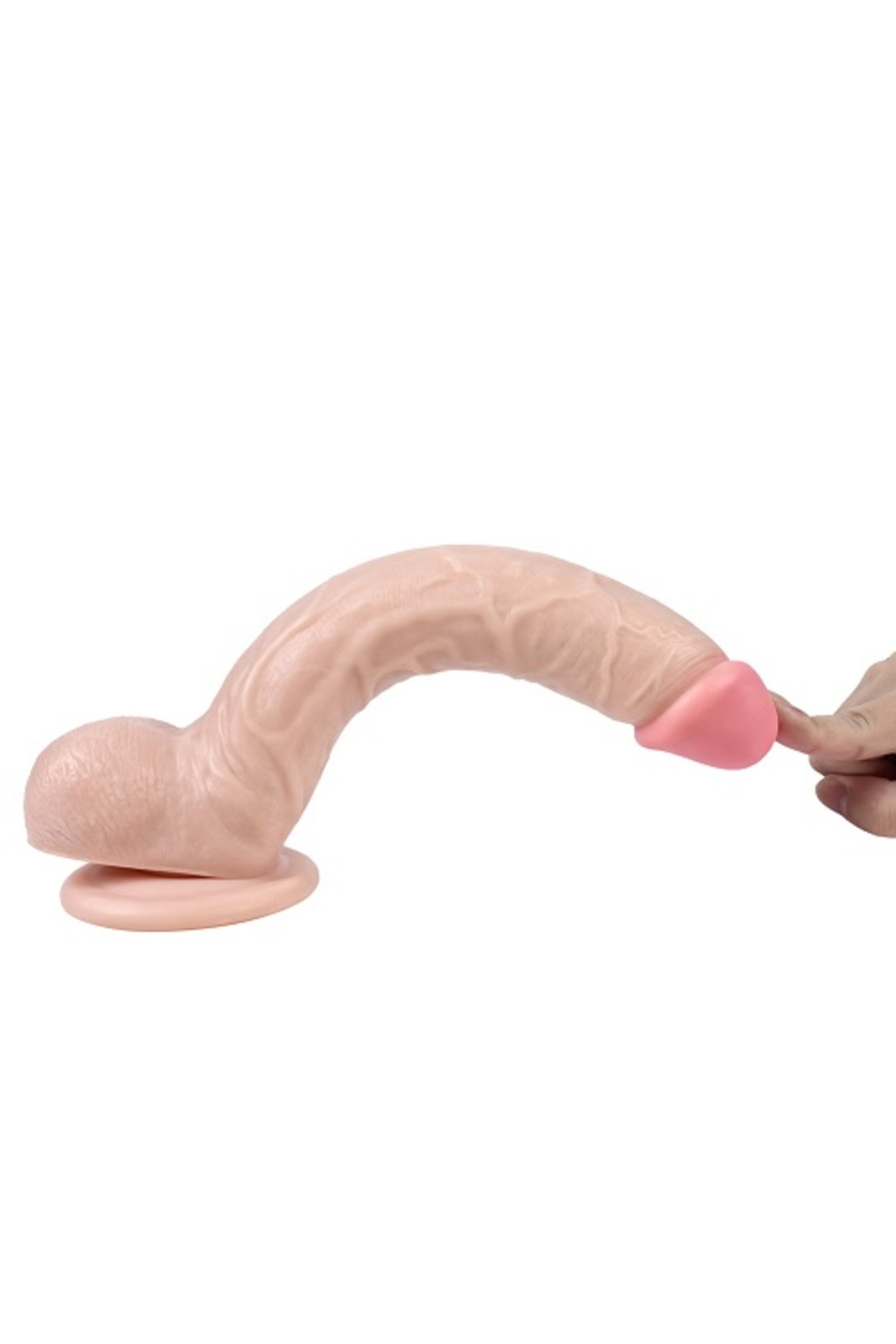 XS Optimus Dev Penis 28 cm Et Dokusu Süper Realistik Dildo - Görsel 3