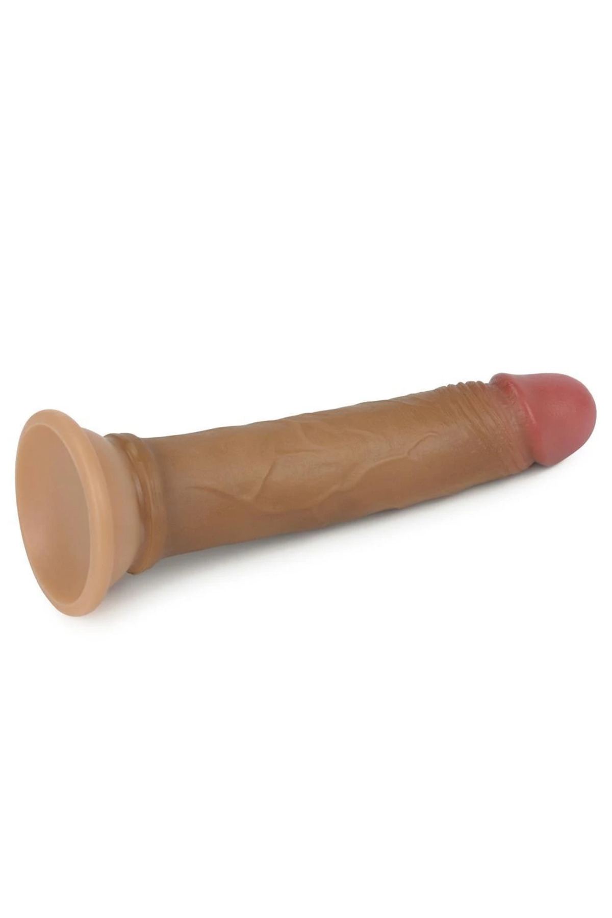 18 CM Çift Katmanlı Ultra Realistik ve Yumuşak Dokulu Anal Dildo Melez Penis - Görsel 8