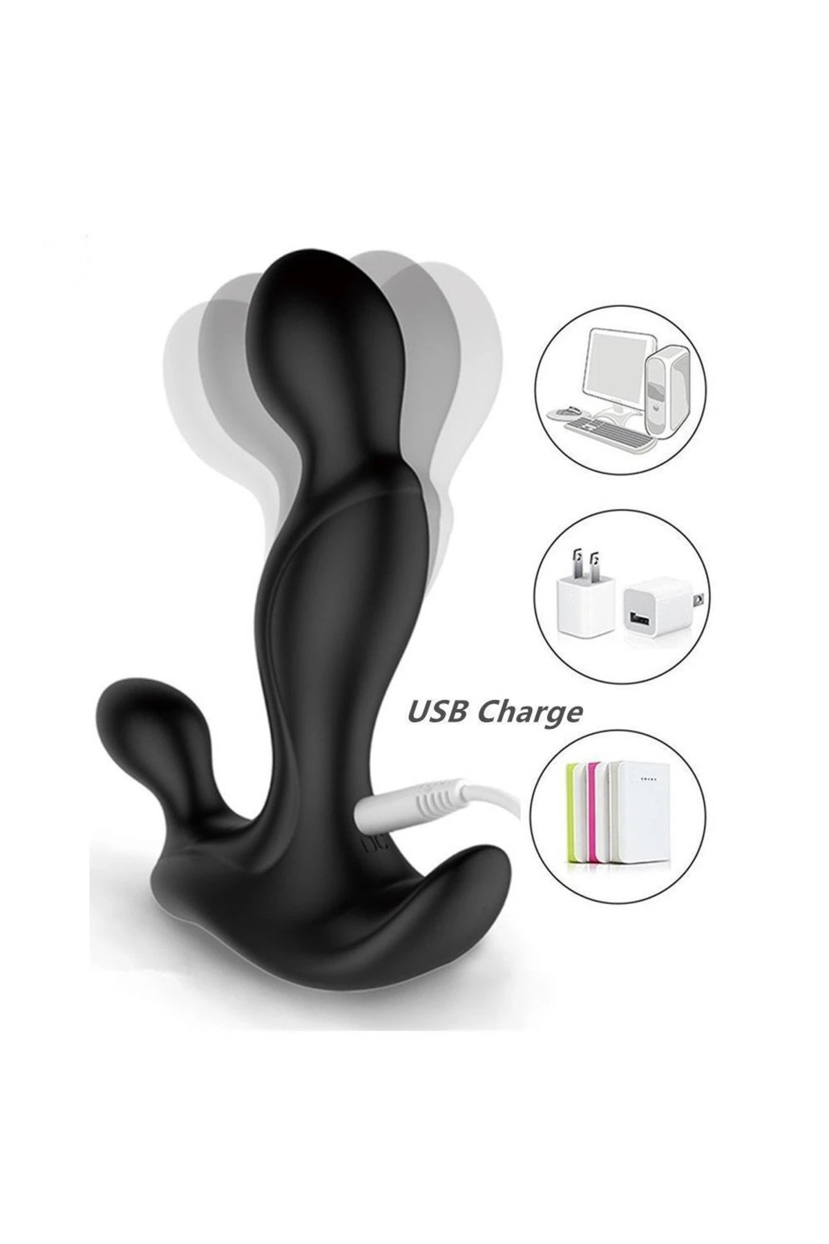 SMALL NUN Şarjlı Perine ve Uyarıcı Anal Vibratör - Görsel 6