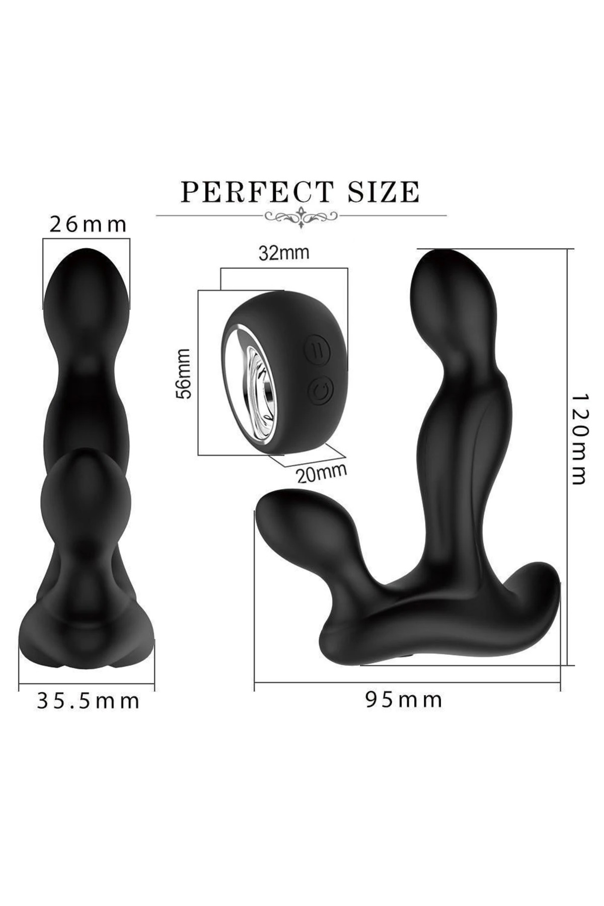 SMALL NUN Şarjlı Perine ve Uyarıcı Anal Vibratör - Görsel 8