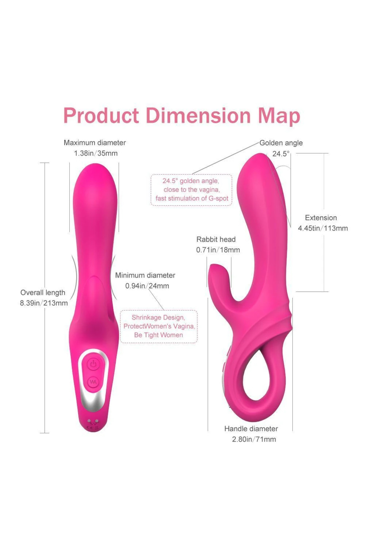 DAGGERS Çift Katmanlı Bükülebilir Su Geçirmez Klitoris ve G-Spot Uyarıcı Vibratör - Görsel 8