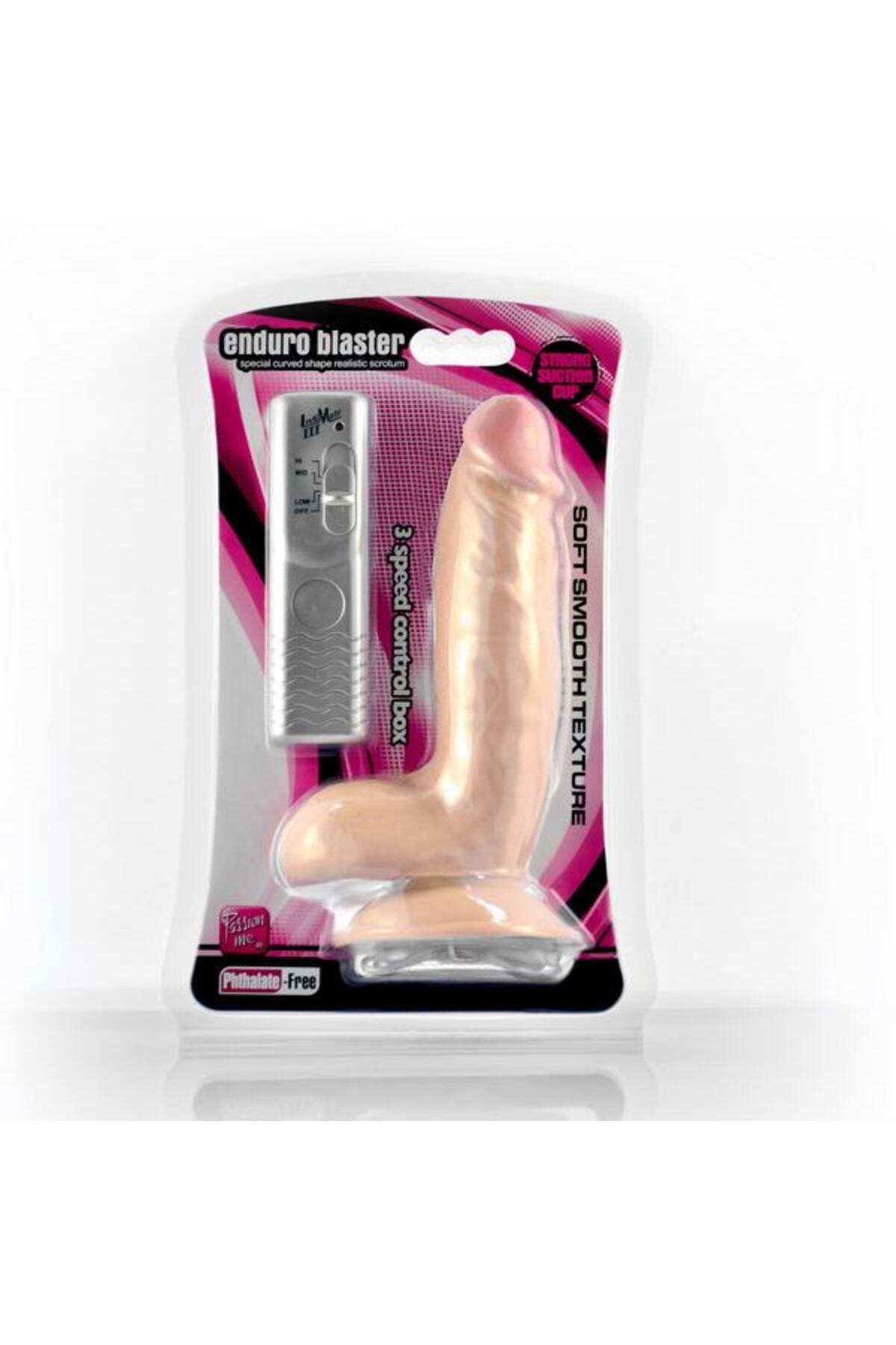 Enduro 19 CM 3 Titreşimli Realistik Vibratör Gerçekçi Kalın Penis