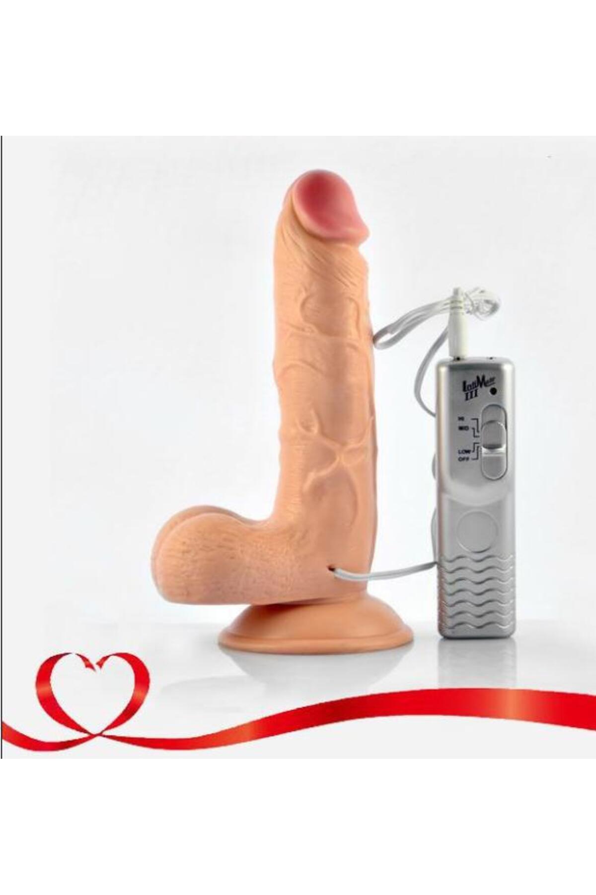 Enduro 19 CM 3 Titreşimli Realistik Vibratör Gerçekçi Kalın Penis - Görsel 2