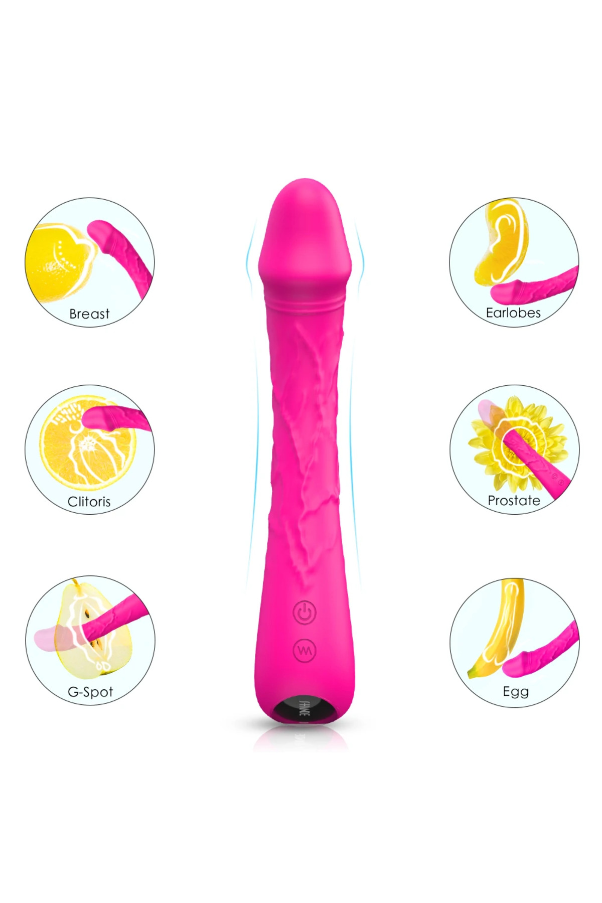 Sunshine Şarjlı Esnek Bükülebilir G Nokta Uyarıcı Güçlü Titreşimli Yumuşak Yapay Penis Vibratör - Görsel 2