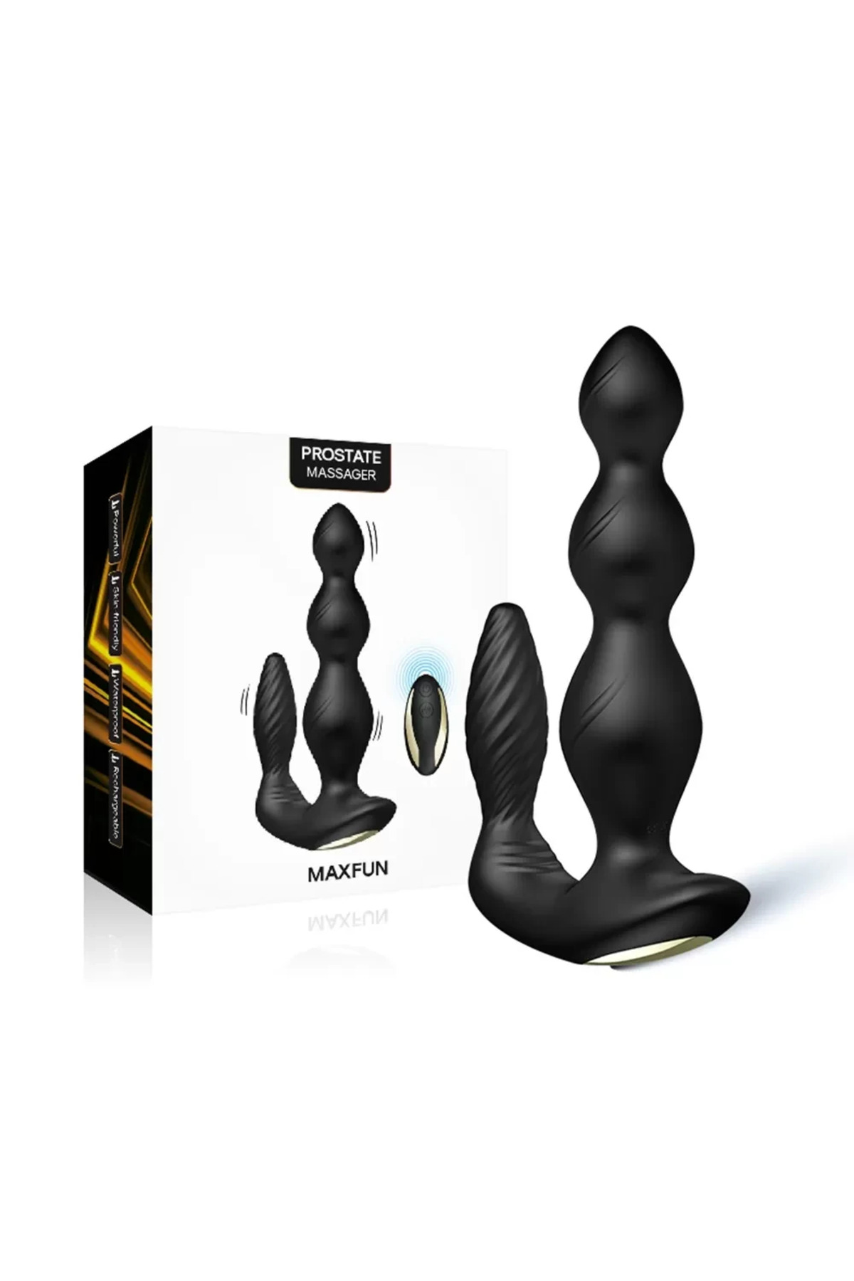 MAXFUN Kablosuz Kumandalı Usb Şarjlı 2 in 1 Vibratör - Görsel 2