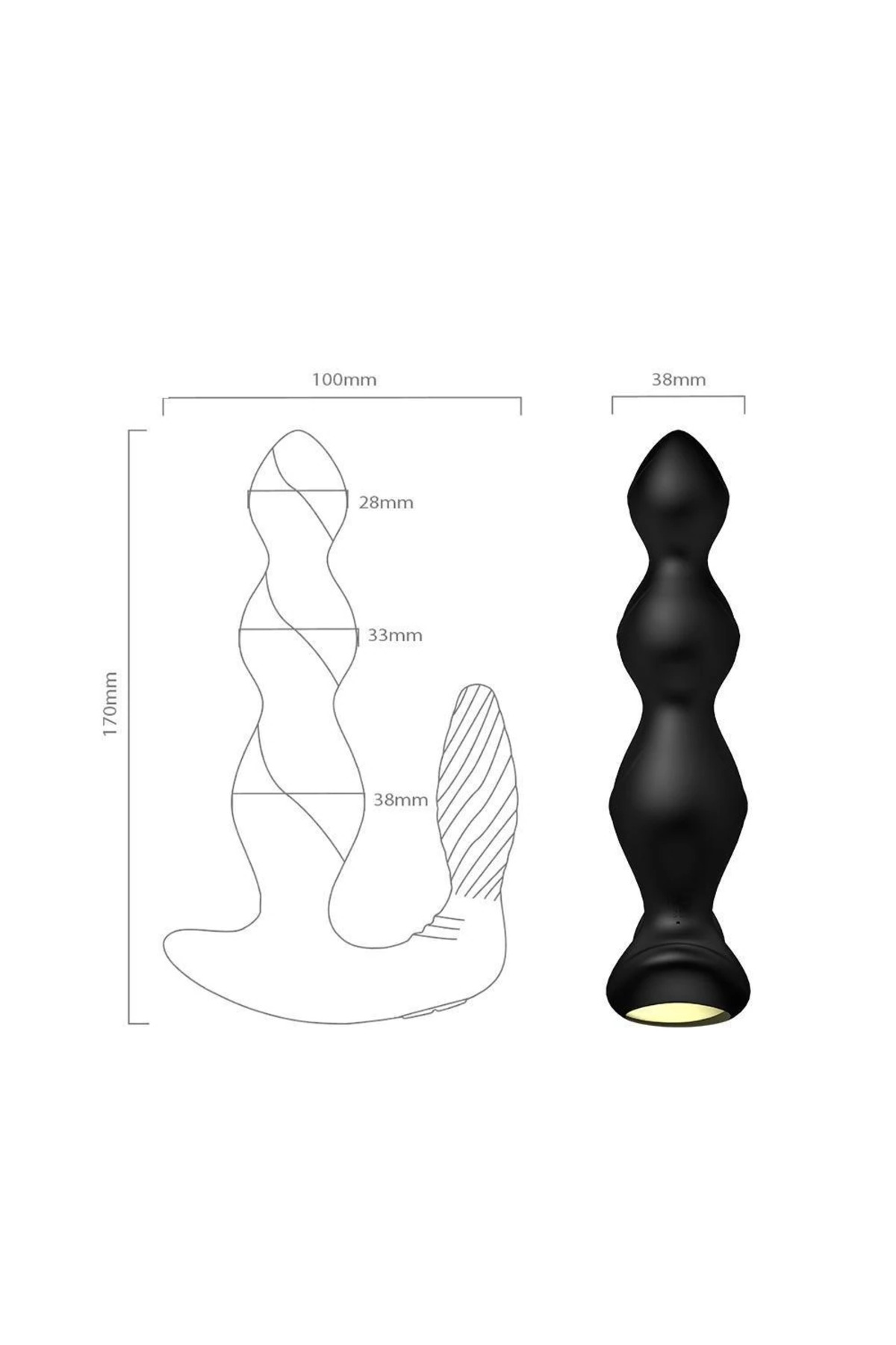 MAXFUN Kablosuz Kumandalı Usb Şarjlı 2 in 1 Vibratör - Görsel 8