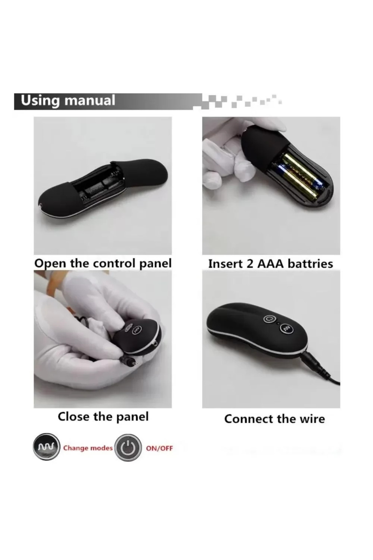 BULB PROBE Kumanda Kontrollü Güçlü Titreşimli Anal Plug Vibratör - Siyah - Görsel 3