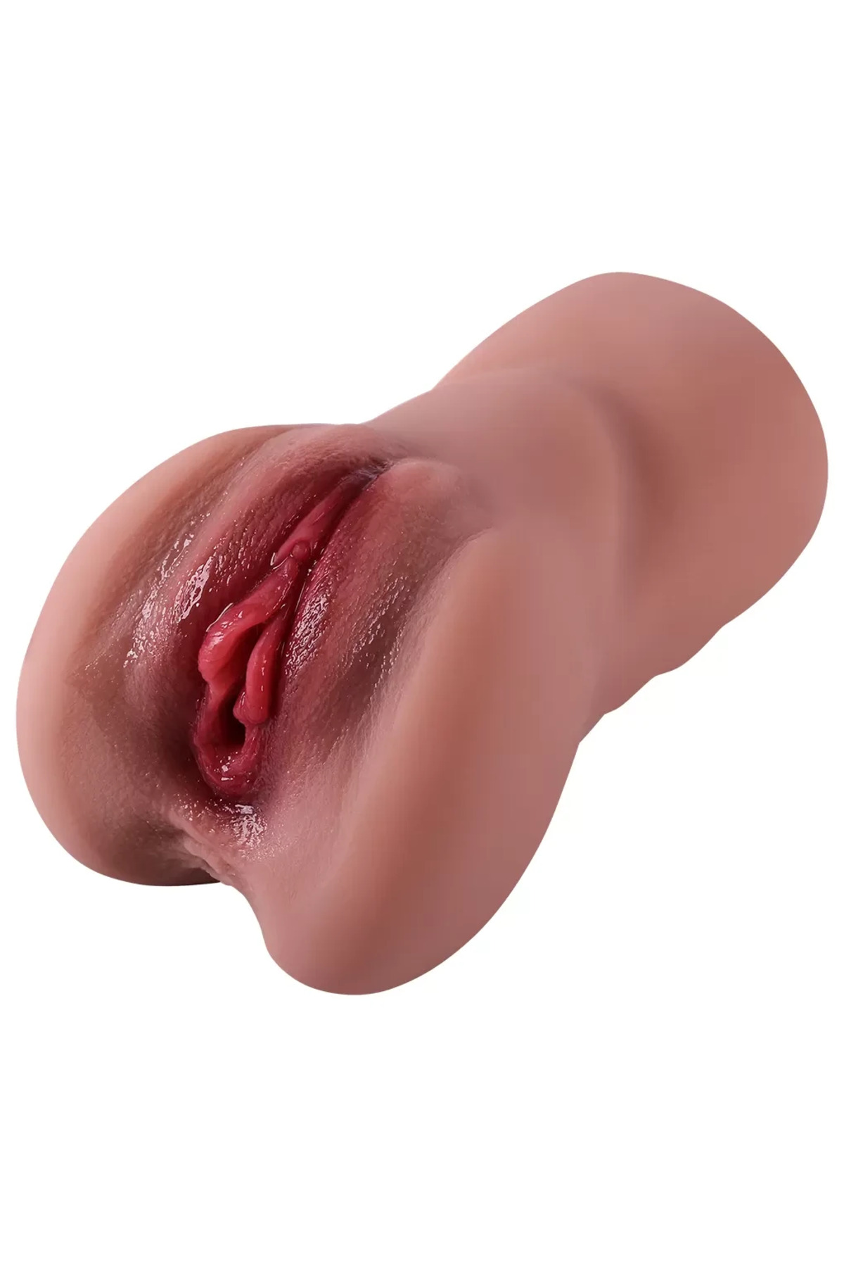 Premium Masturbator Natasha - Realistik Dokulu Melez Anal Vajinal 2 in 1 Titreşimli Suni Vajina - Görsel 3