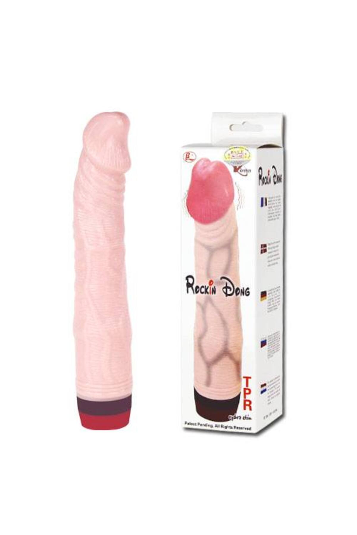 Bl Dong 21 Cm Titreşimli Realistik Vibratör Gerçekci Penis Dildo