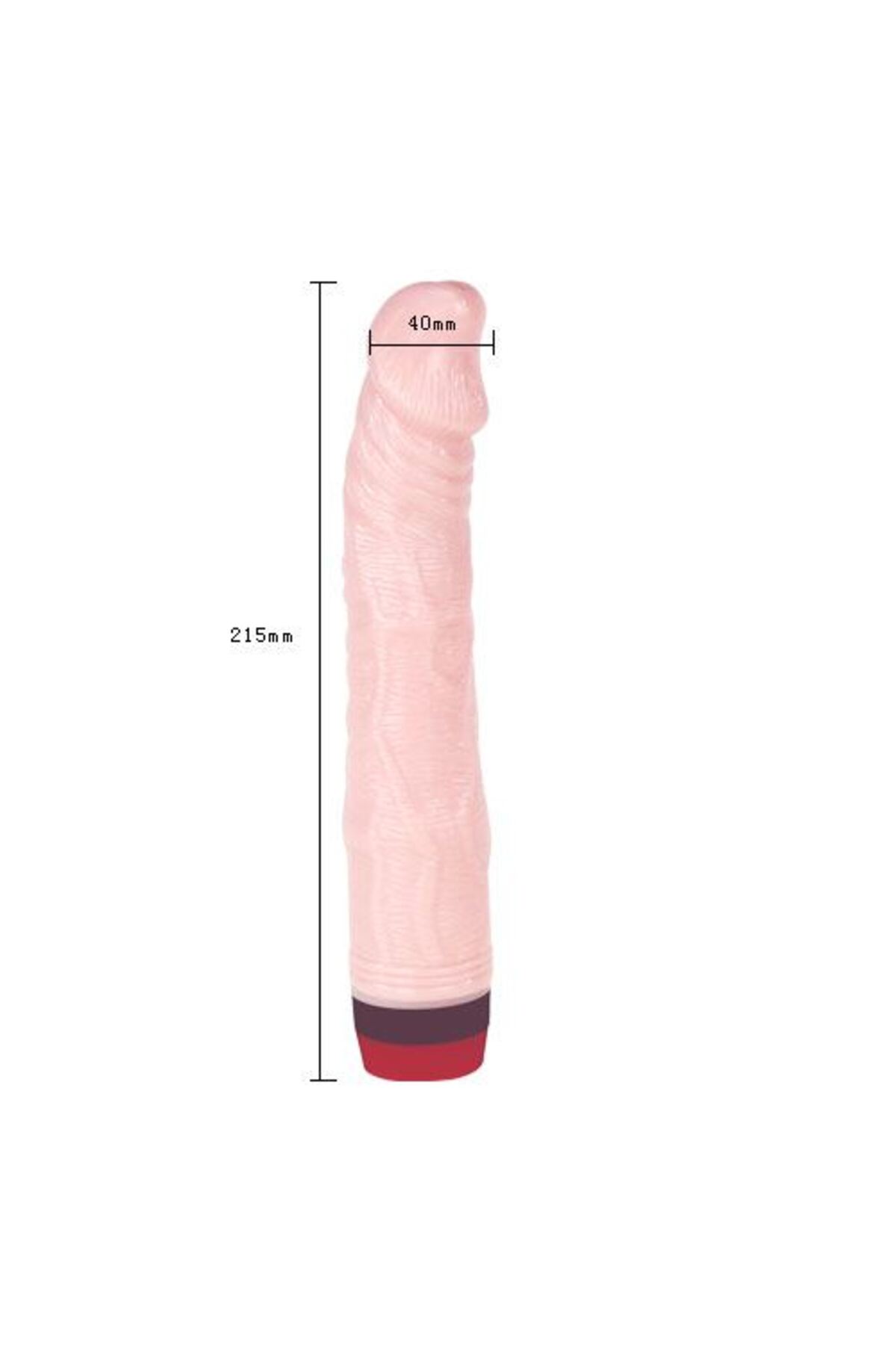 Bl Dong 21 Cm Titreşimli Realistik Vibratör Gerçekci Penis Dildo - Görsel 3