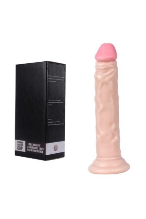 Naturo 19 CM Testissiz Et Dokusu Süper Realistik Anal Penis Dildo