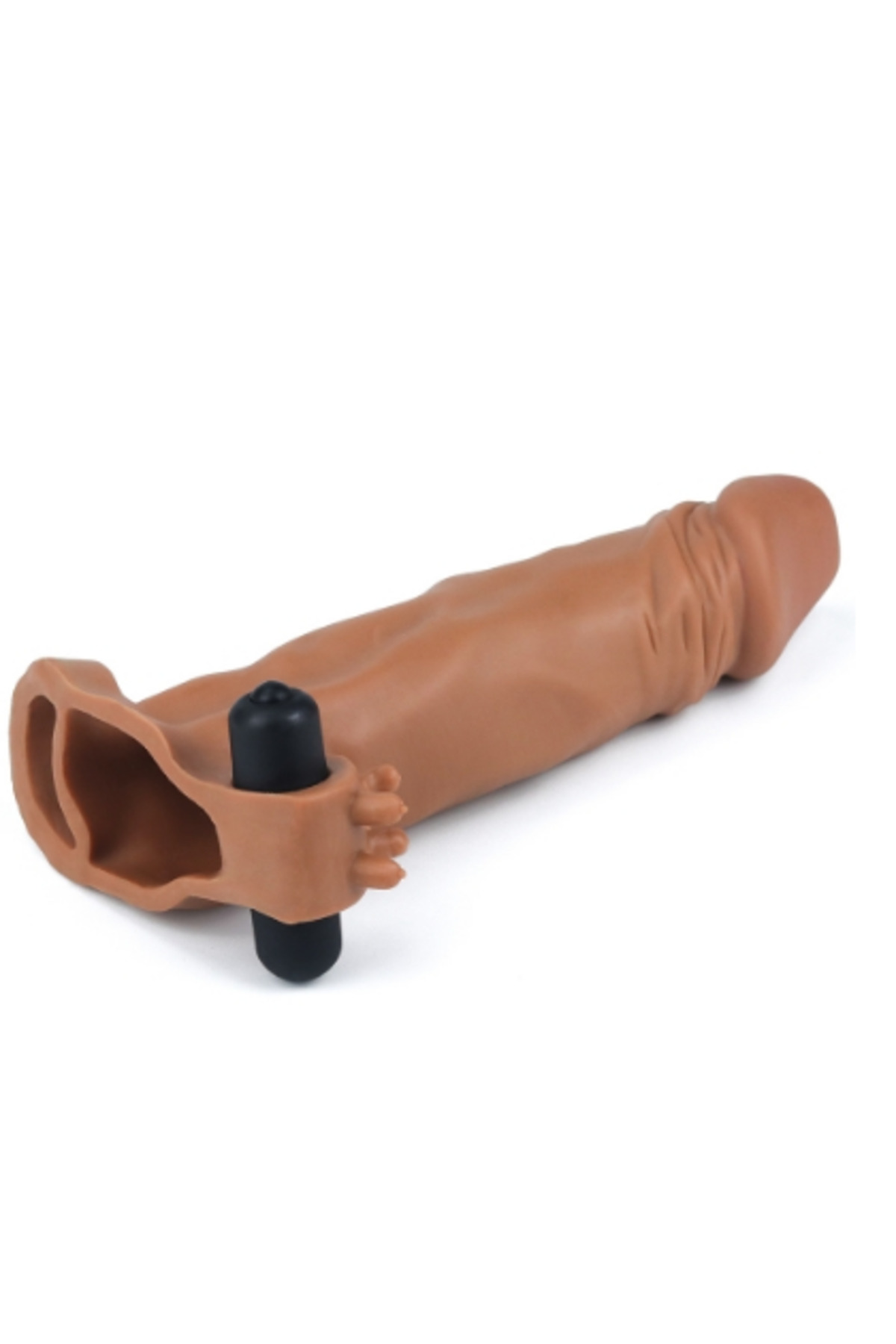 LOVETOY X-TENDER Realistik Titreşimli Uzatmalı Penis Kılıfı - Görsel 4