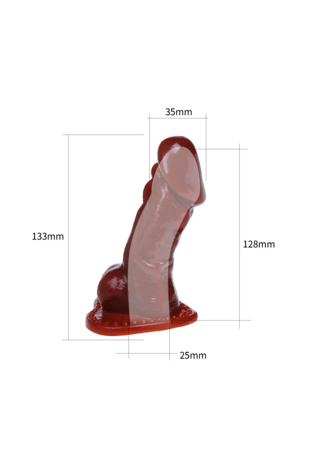 Ultra Realistik Titreşimli Dildo Penis Kılıfı - Görsel 4